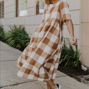 ROOLEE Maddie Buffalo Plaid Dress - Lg